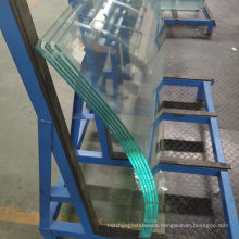 high quality glass manufacturer cut flat curved tempered glass for building